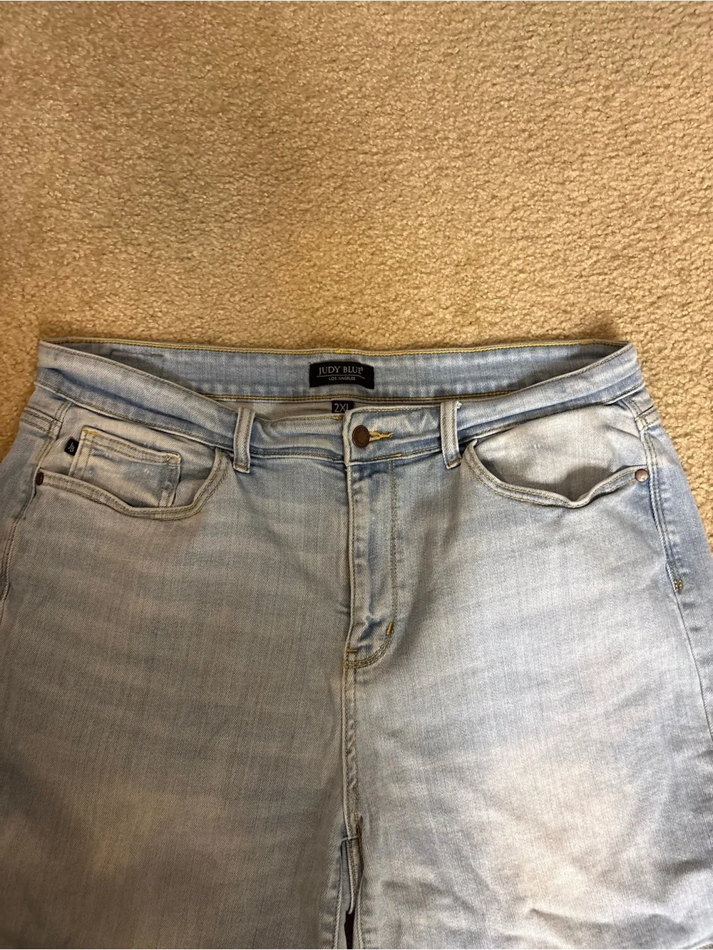 Judy Blue Light Blue High-Rise Denim Shorts